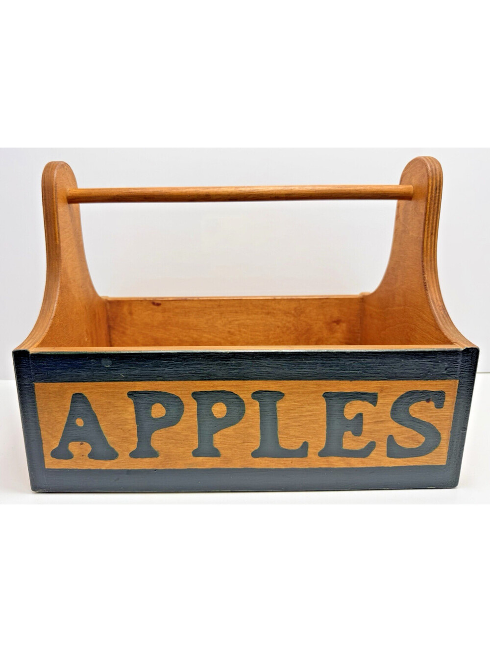 Rustic Handmade APPLES Wood Tool Box Style Rustic County Fall Porch Decor